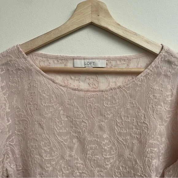 Loft Blush Pink Long Sleeve - Picture 2 of 11